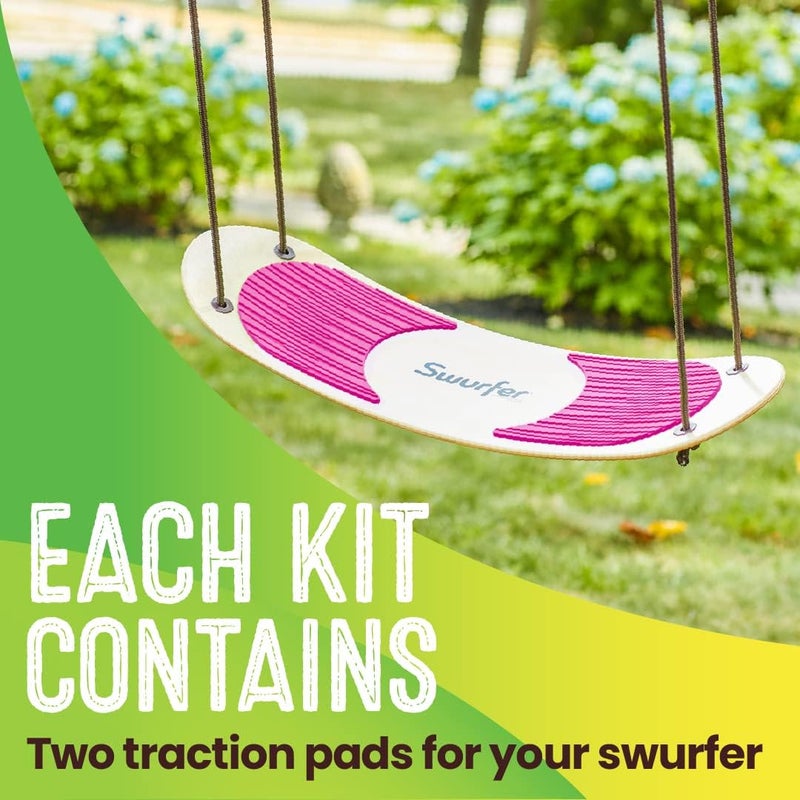 Swurfer SwurfGrip Traction Pads for Wooden Surf Swing – Comfortable Foam Grip Board Accessories, Heavy Duty Material - Image 4